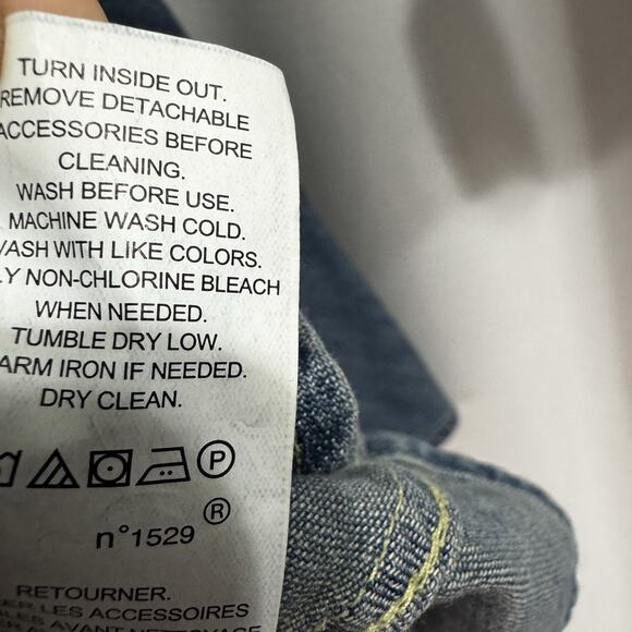 Polo Ralph Lauren Girls Size 4 Denim Chambray Button Up Shirt Dress Classic Prep - Picture 10 of 13